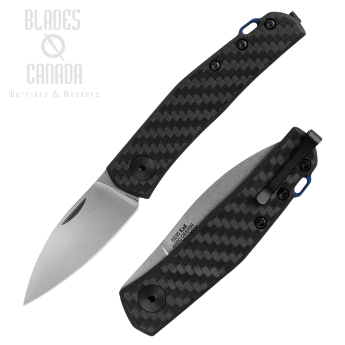 Zero Tolerance 235 Slipjoint Folding Knife, CPM 20CV, Carbon Fiber, ZT0235